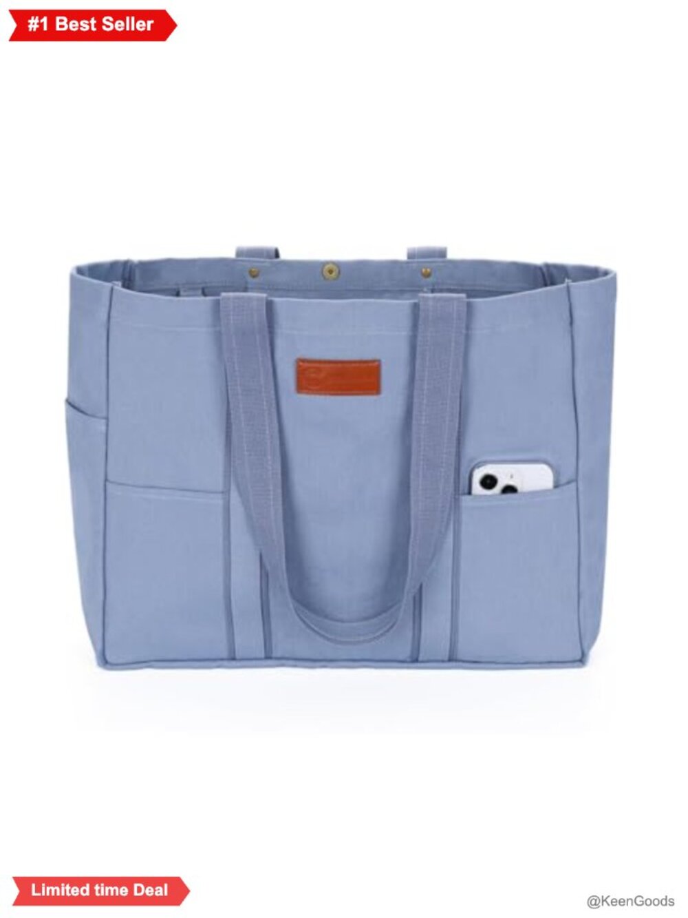 Large Canvas Tote Bag Heavyweight Shoulder Bag Travel